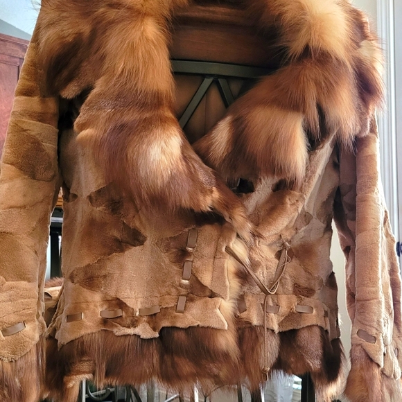 Sheared mink jacket